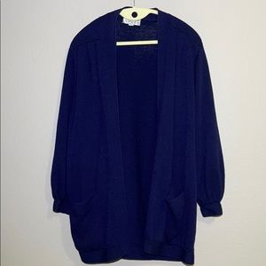 St John Vintage Navy Blue Cardigan S